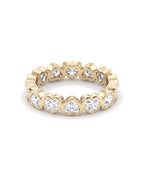 Esmé Heart Bezel Eternity Band