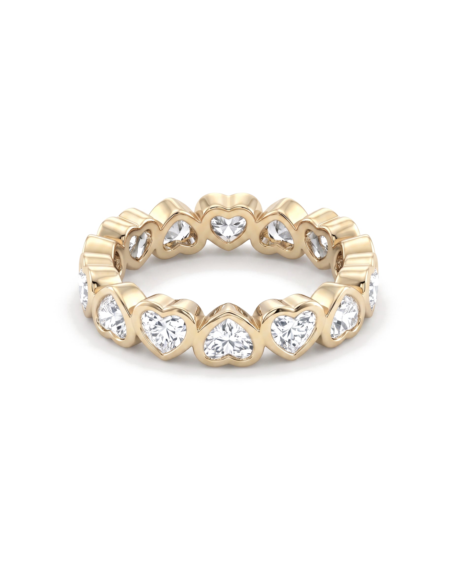 Esmé Heart Bezel Eternity Band
