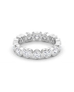 Esmé Heart Bezel Eternity Band