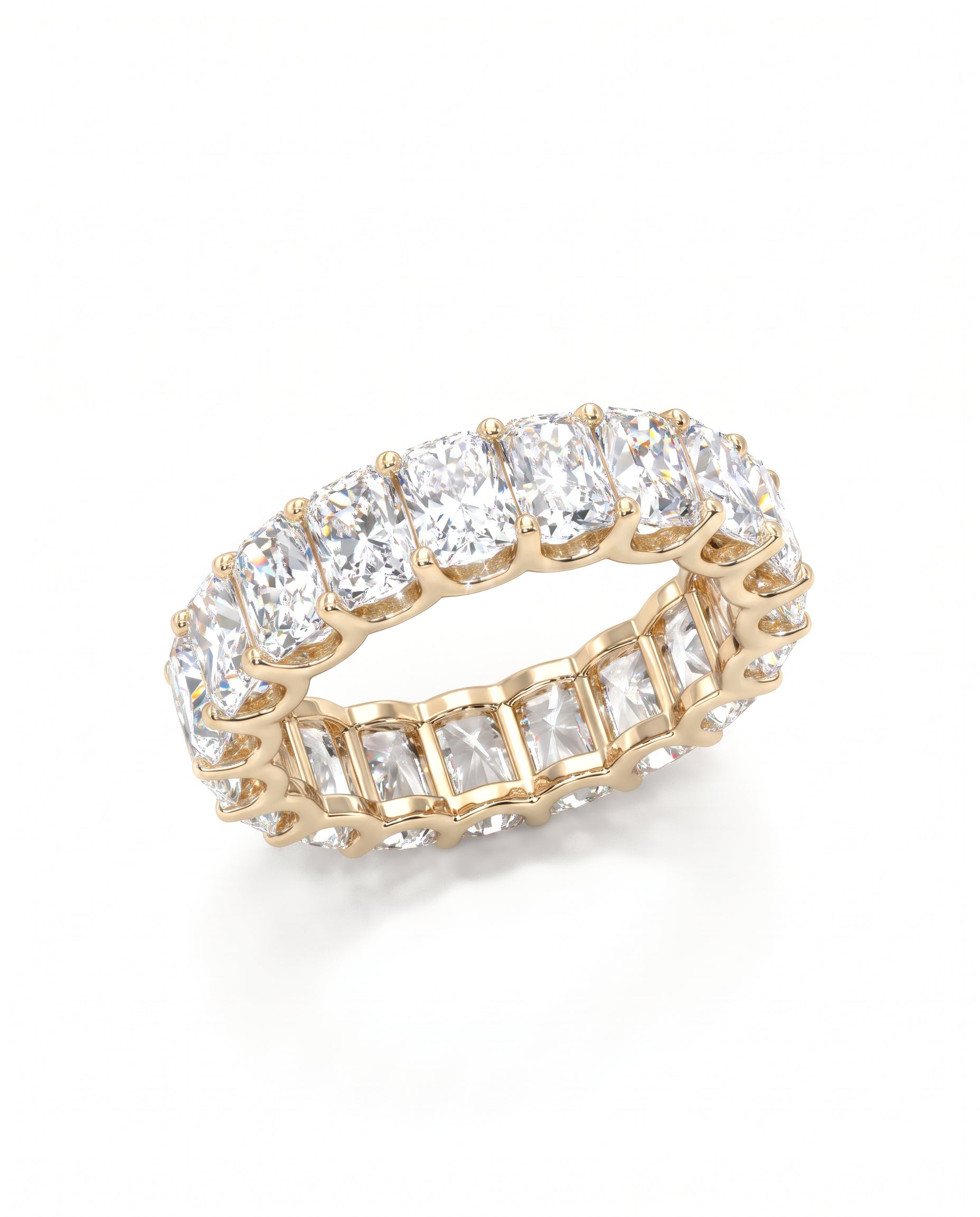 Crushed Ice Radiant Eternity Band