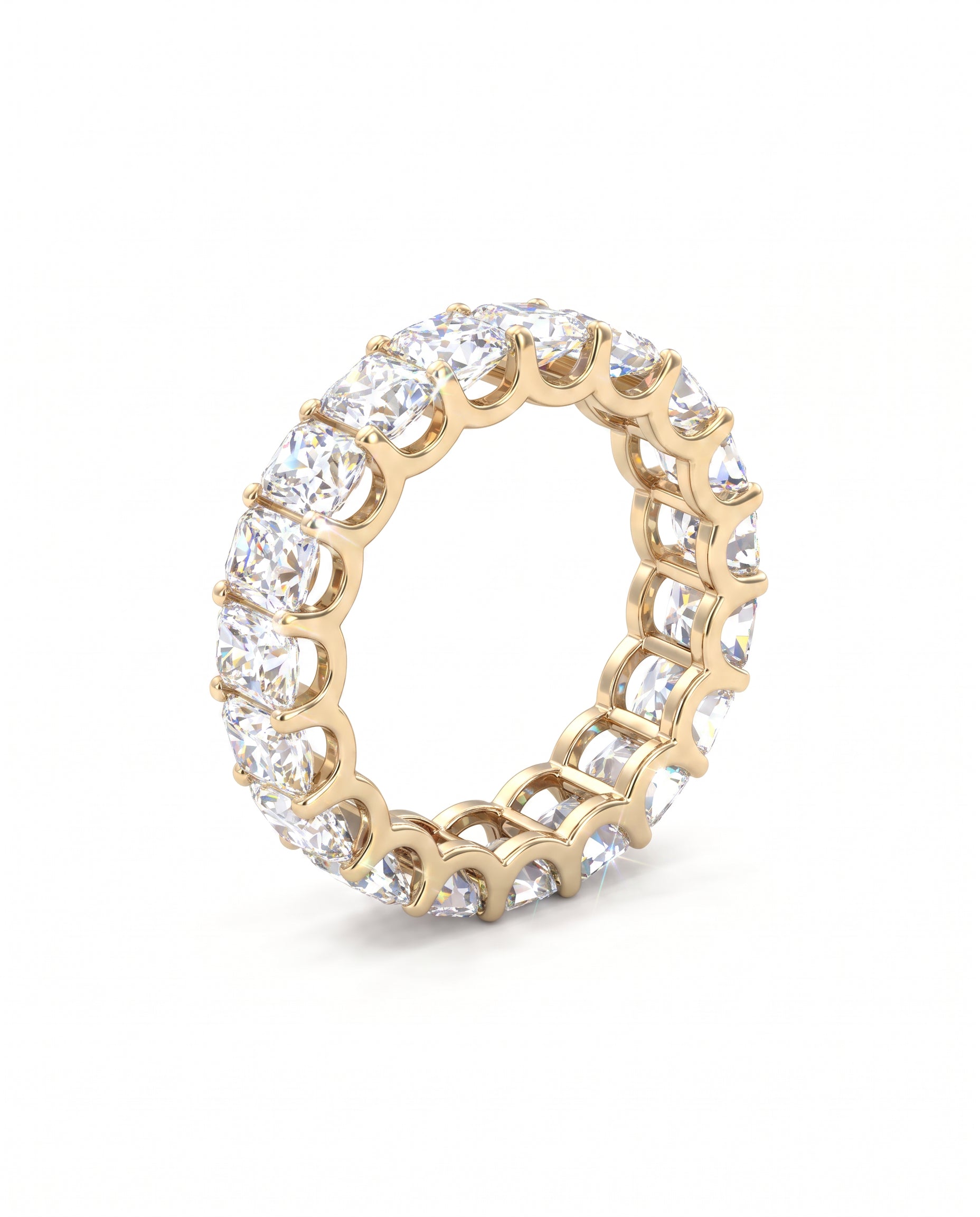 Crushed Ice Radiant Eternity Band
