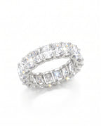 Crushed Ice Radiant Eternity Band