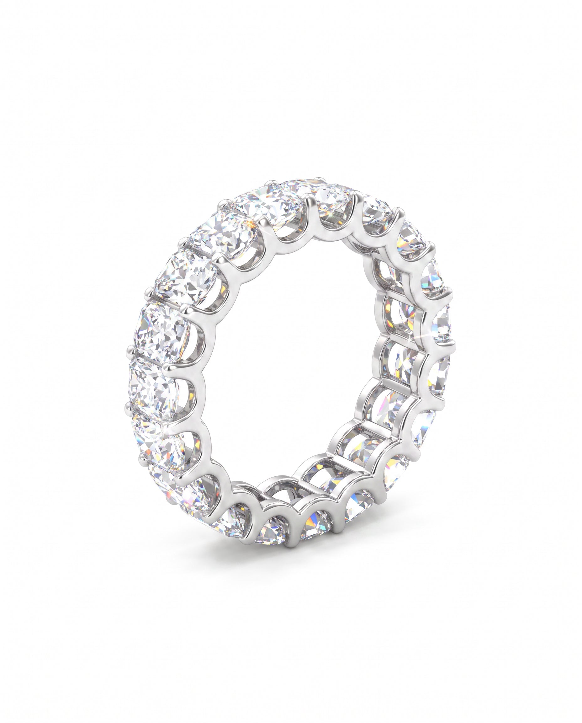 Crushed Ice Radiant Eternity Band