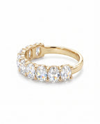 Isla Rose Cut Oval Eternity Band