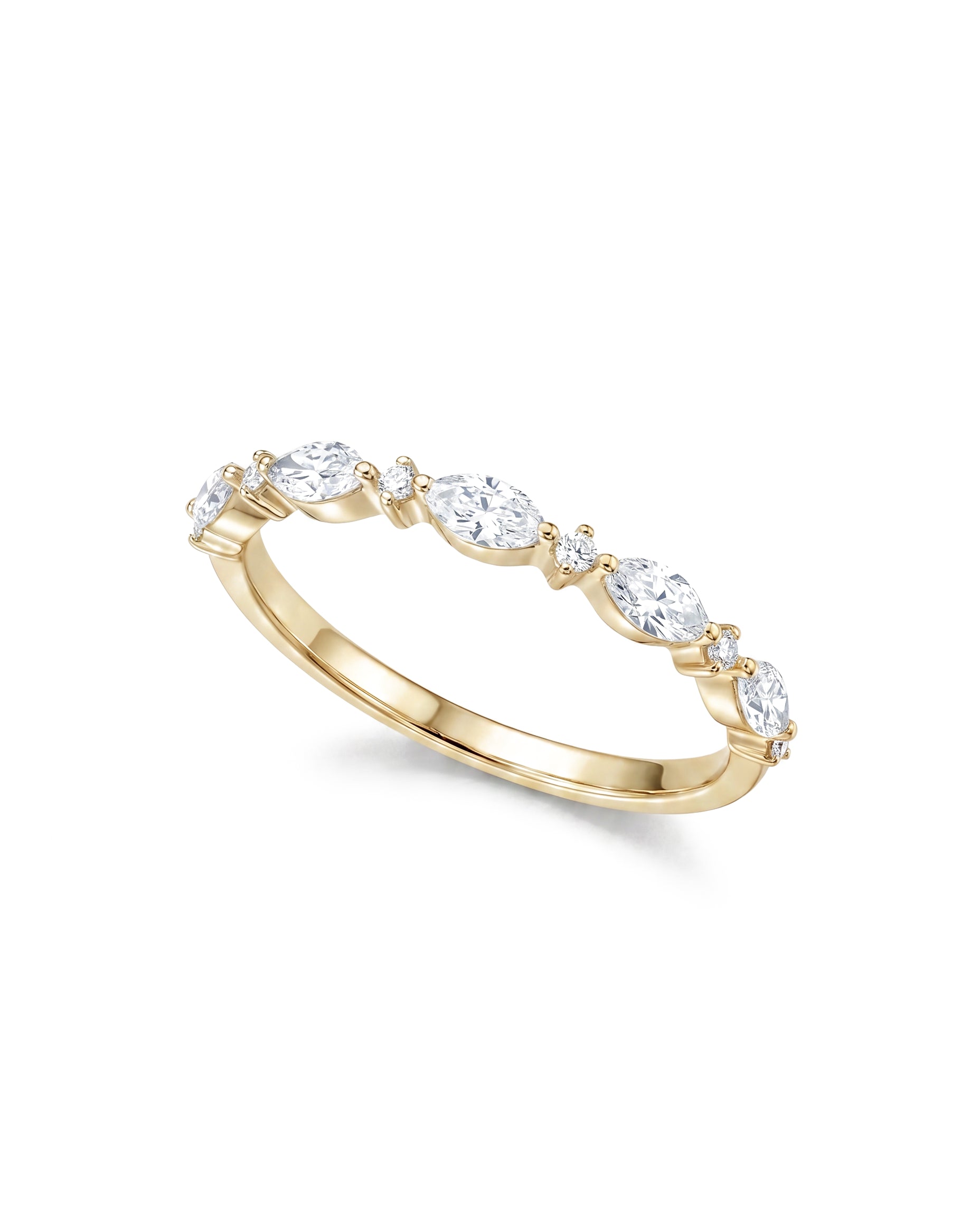 Eloise Marquise Link Eternity Band