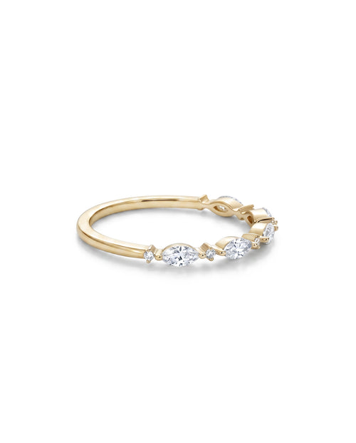 Eloise Marquise Link Eternity Band