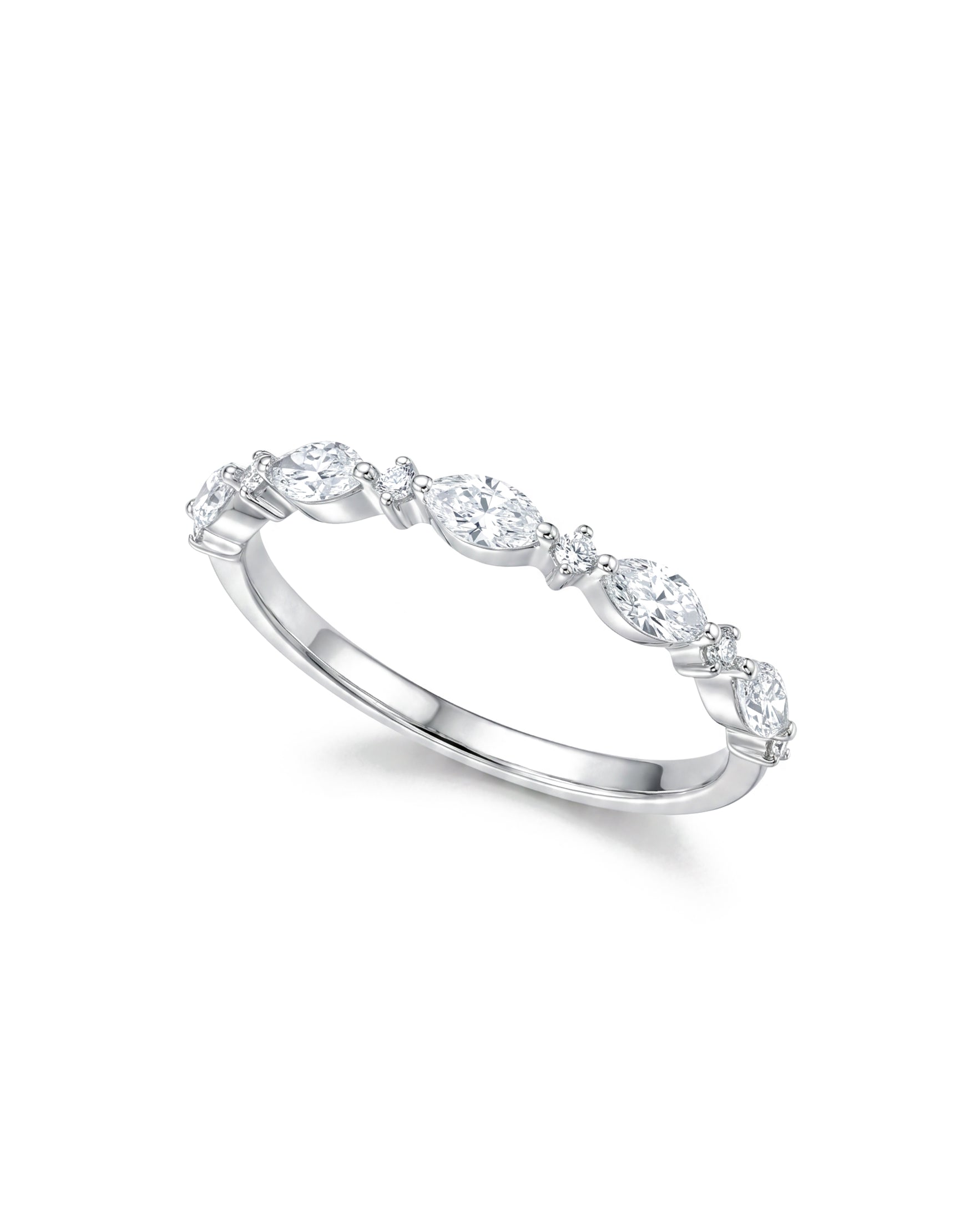 Eloise Marquise Link Eternity Band