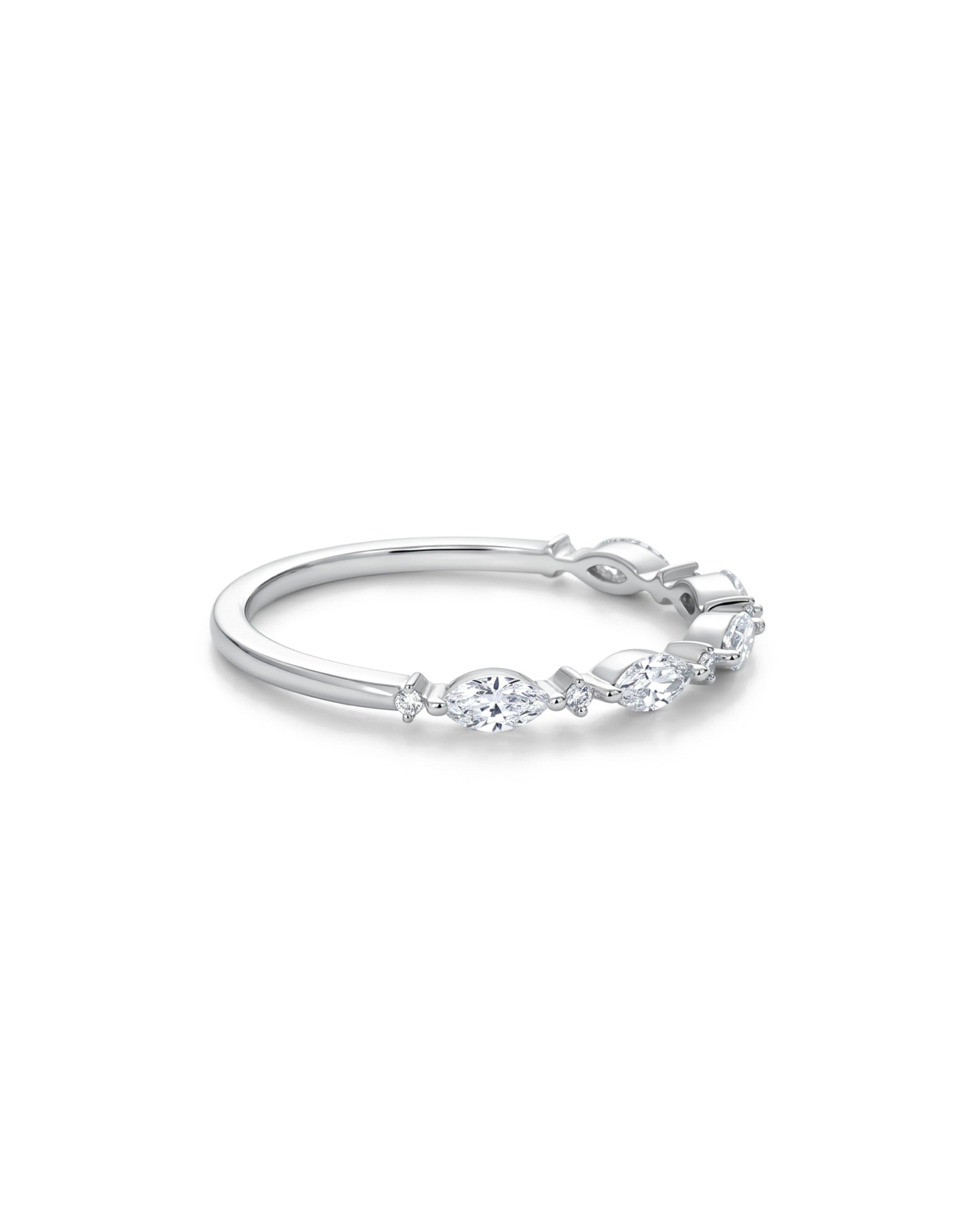Eloise Marquise Link Eternity Band