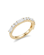 Remi Round & Baguette Eternity Band