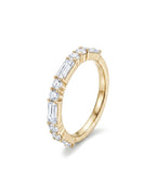 Remi Round & Baguette Eternity Band