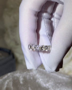 Isla Rose Cut Oval Eternity Band